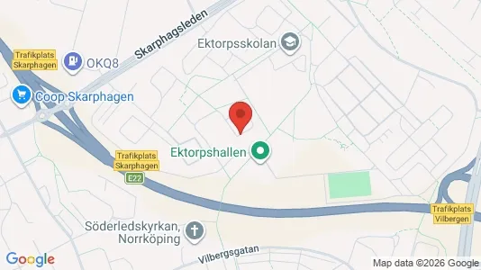 Lägenheter till salu i Norrköping - kort over placeringen