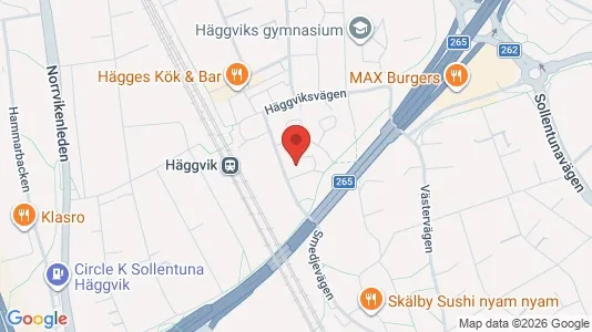 Lägenheter till salu i Sollentuna - kort over placeringen