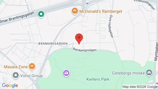 Lägenheter till salu i Lundby - kort over placeringen