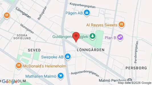 Lägenheter till salu i Malmö Centrum - kort over placeringen