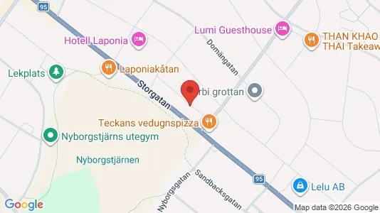 Bostadsrätter till salu i Arvidsjaur - kort over placeringen