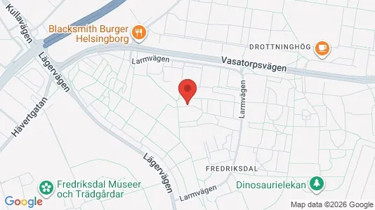 Lägenheter till salu i Helsingborg - kort over placeringen