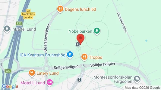 Lägenheter till salu i Lund - kort over placeringen