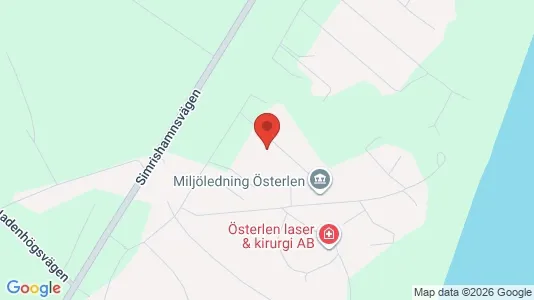 Lägenheter till salu i Simrishamn - kort over placeringen