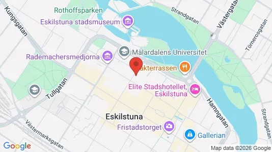 Bostadsrätter till salu i Eskilstuna - kort over placeringen