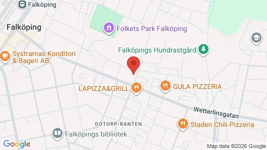 Lägenheter att hyra i Falköping - kort over placeringen