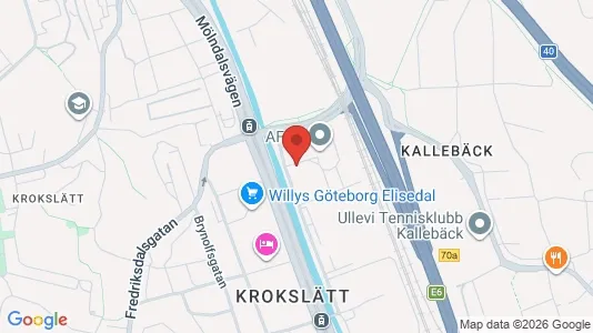 Lägenheter till salu i Johanneberg - kort over placeringen