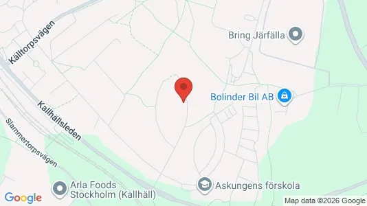 Lägenheter till salu i Järfälla - kort over placeringen