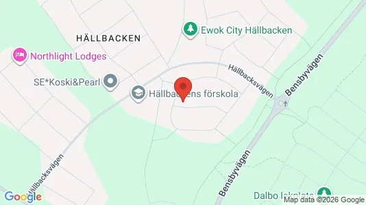 Bostadsrätter till salu i Luleå - kort over placeringen