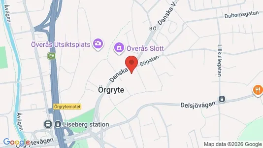 Lägenheter till salu i Göteborg Centrum - kort over placeringen