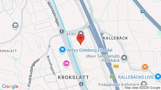 Lägenheter till salu i Örgryte-Härlanda - kort over placeringen