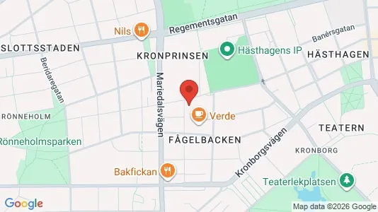 Bostadsrätter till salu i Malmö Centrum - kort over placeringen