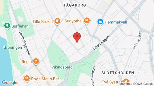 Lägenheter till salu i Helsingborg - kort over placeringen