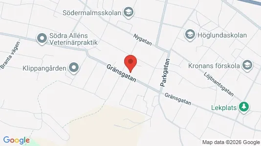 Lägenheter till salu i Sundsvall - kort over placeringen