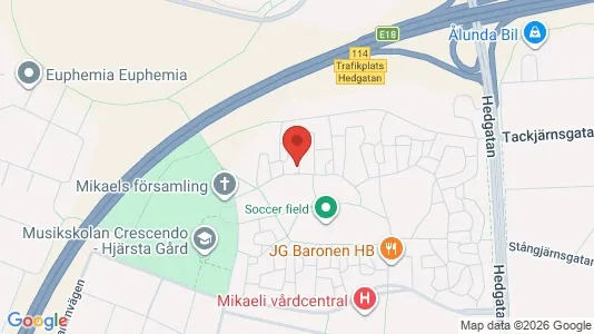 Lägenheter att hyra i Örebro - kort over placeringen