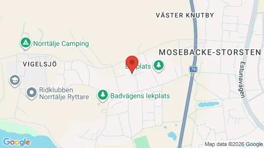 Bostadsrätter till salu i Norrtälje - kort over placeringen