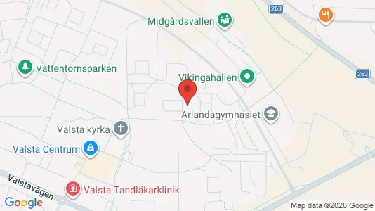 Bostadsrätter till salu i Sigtuna - kort over placeringen