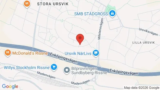 Lägenheter till salu i Sundbyberg - kort over placeringen