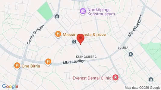 Lägenheter till salu i Norrköping - kort over placeringen