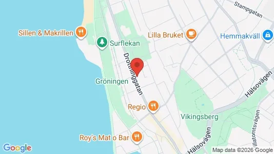 Lägenheter till salu i Helsingborg - kort over placeringen