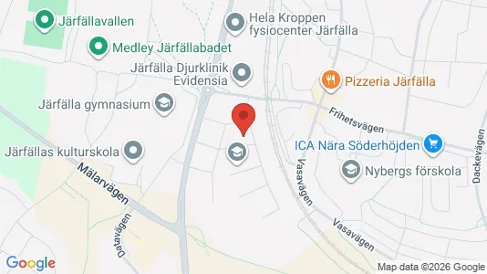 Bostadsrätter till salu i Järfälla - kort over placeringen