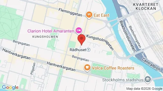 Lägenheter till salu i Kungsholmen - kort over placeringen