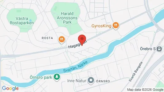 Lägenheter till salu i Örebro - kort over placeringen
