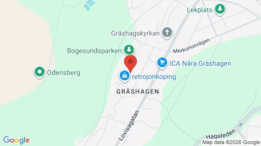 Bostadsrätter till salu i Jönköping - kort over placeringen