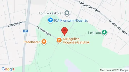 Bostadsrätter till salu i Höganäs - kort over placeringen