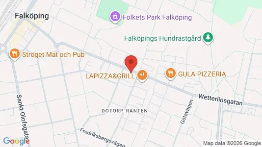 Lägenheter att hyra i Falköping - kort over placeringen