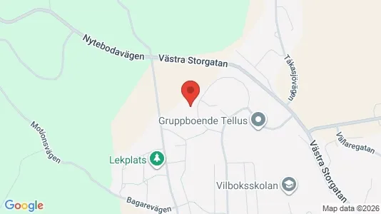 Bostadsrätter till salu i Olofström - kort over placeringen