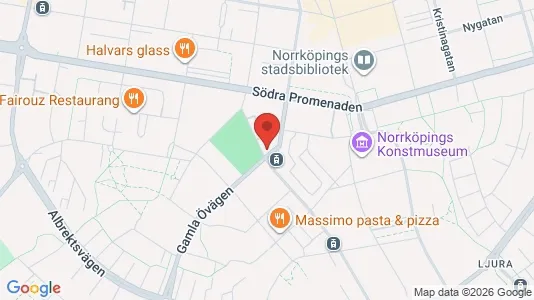 Lägenheter till salu i Norrköping - kort over placeringen
