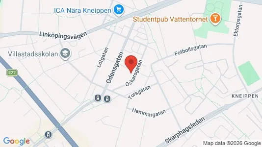Bostadsrätter till salu i Norrköping - kort over placeringen