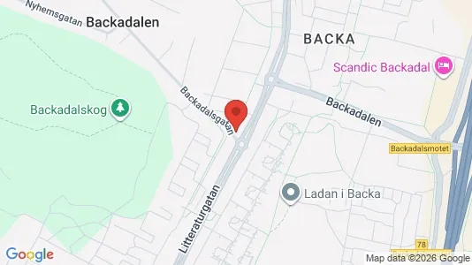 Bostadsrätter till salu i Norra hisingen - kort over placeringen