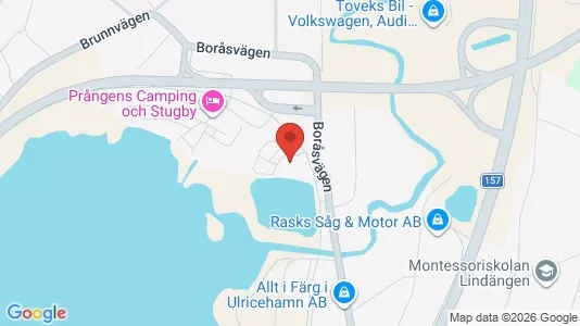 Lägenheter till salu i Ulricehamn - kort over placeringen