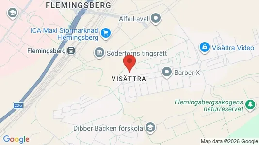 Lägenheter att hyra i Huddinge - kort over placeringen
