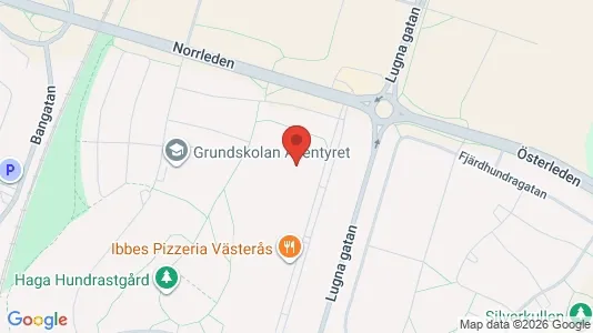 Lägenheter till salu i Västerås - kort over placeringen