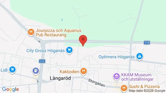 Lägenheter till salu i Höganäs - kort over placeringen