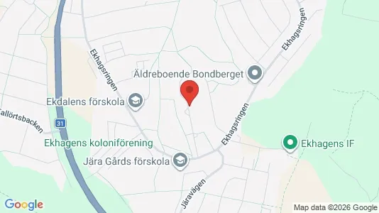 Bostadsrätter till salu i Jönköping - kort over placeringen