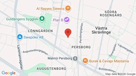Lägenheter till salu i Malmö Centrum - kort over placeringen