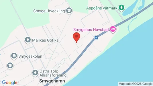 Lägenheter till salu i Trelleborg - kort over placeringen