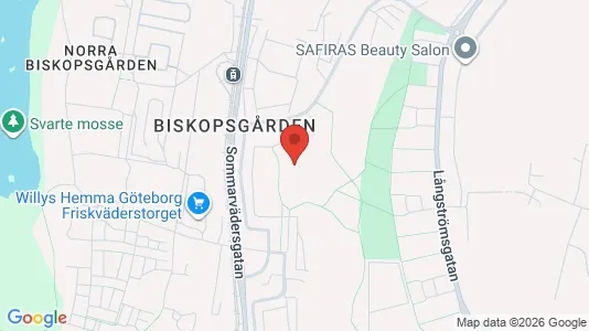 Lägenheter till salu i Västra hisingen - kort over placeringen