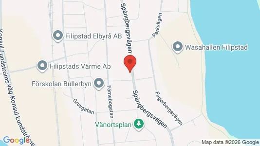 Bostadsrätter till salu i Filipstad - kort over placeringen
