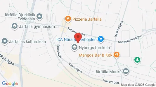 Bostadsrätter till salu i Järfälla - kort over placeringen