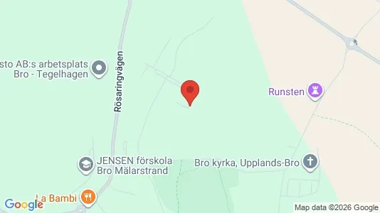 Bostadsrätter till salu i Upplands-Bro - kort over placeringen