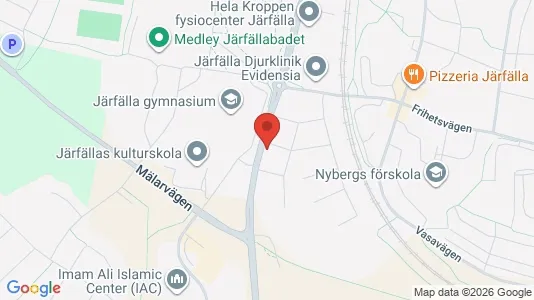Bostadsrätter till salu i Järfälla - kort over placeringen