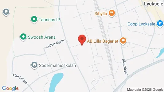Lägenheter att hyra i Lycksele - Bild från Google Street View