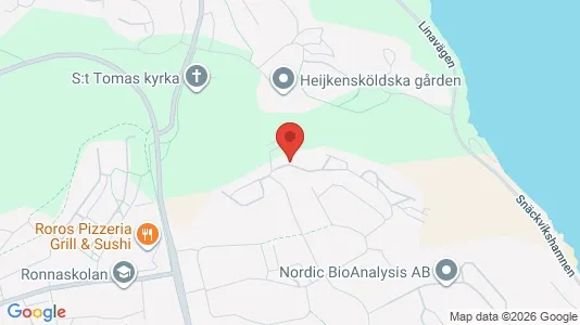 Lägenheter att hyra i Södertälje - kort over placeringen