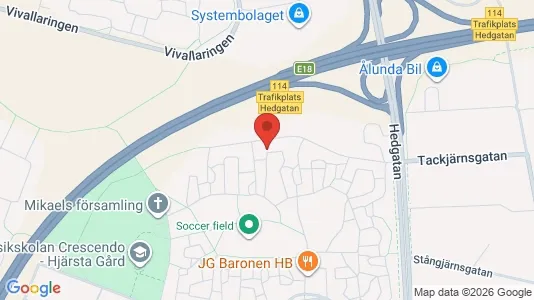 Lägenheter att hyra i Örebro - kort over placeringen