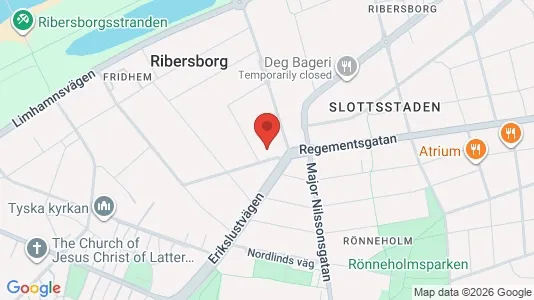 Lägenheter till salu i Malmö Centrum - kort over placeringen